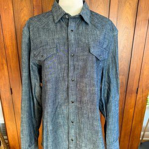 Men's Banana Republic Tailored Slim Fit Button Down Shirt - Large